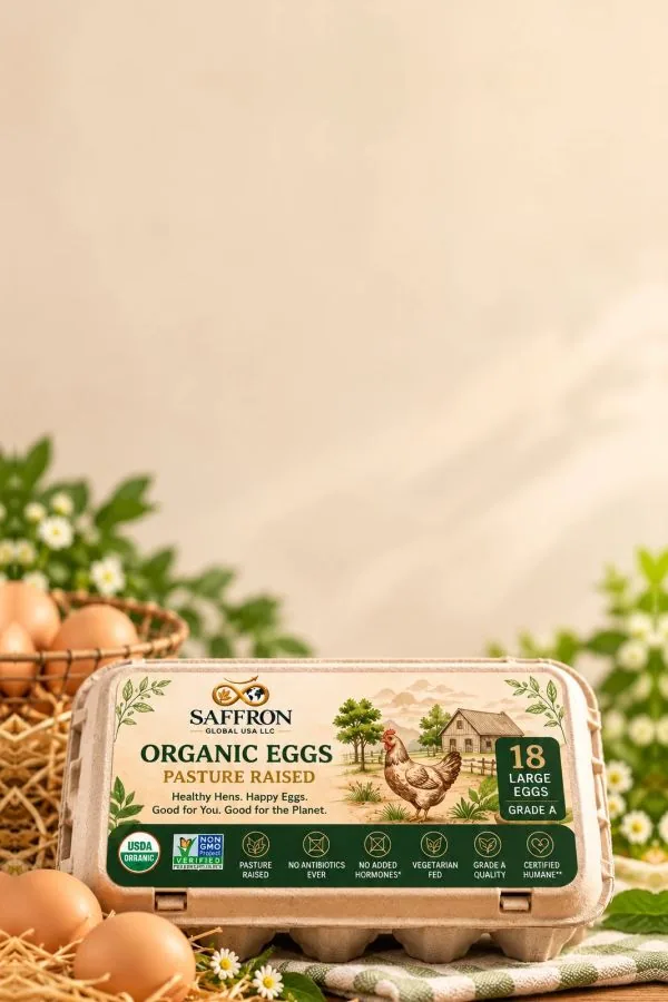 Organic Pasture Raised Eggs